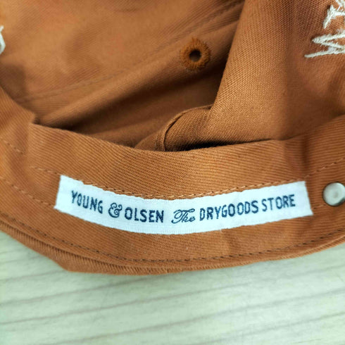 ヤングアンドオルセン YOUNG&OLSEN The DRYGOODS STORE SUN MOON LAKE 刺繍キャップ メンズ FREE