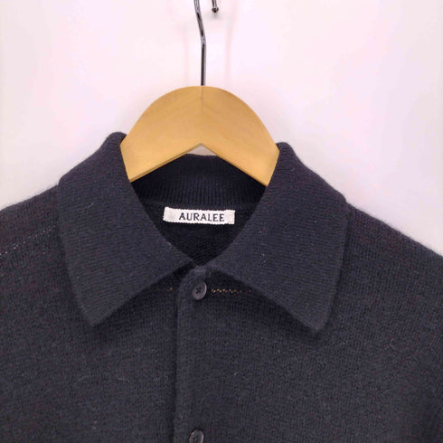 オーラリー AURALEE SHETLAND WOOL CASHMERE KNIT CARDIGAN メンズ JPN:4