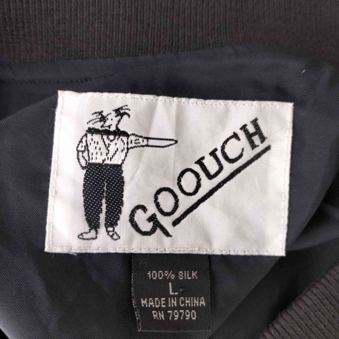 グーチ GOOUCH 総柄シルクブルゾン メンズ JPN:L