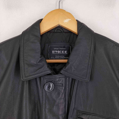 BMODE 牛革 レザーハーフコート メンズ JPN:S