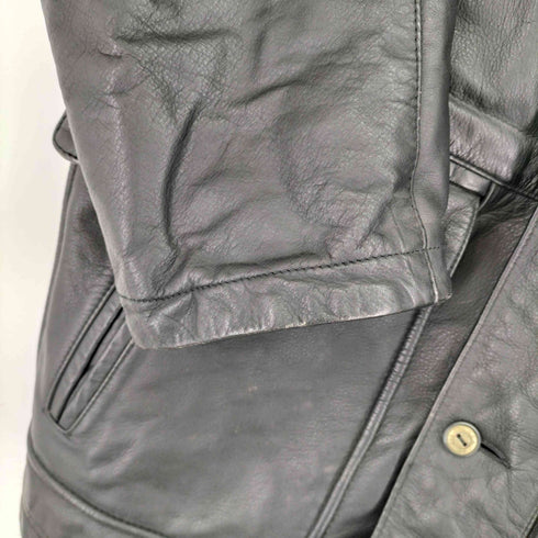 STRATHCONAR 牛革 レザーハーフコート メンズ JPN:M