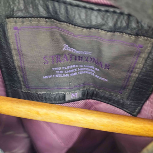 STRATHCONAR 牛革 レザーハーフコート メンズ JPN:M