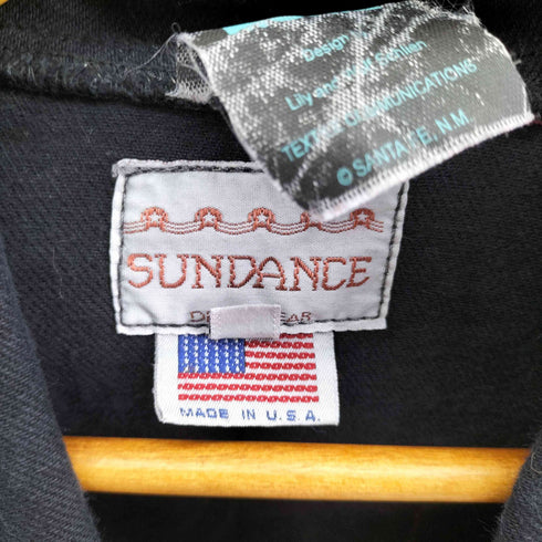 SUNDANCE MADE IN USA チマヨ柄 コンチョ付きデニムジャケット メンズ JPN:M