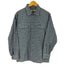 カンサイジーンズ KANSAI JEANS シアサッカー フラップポケット L/Sチェックシャツ ボックスシルエット メンズ JPN:L