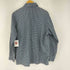 カンサイジーンズ KANSAI JEANS シアサッカー フラップポケット L/Sチェックシャツ ボックスシルエット メンズ JPN:L