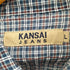 カンサイジーンズ KANSAI JEANS シアサッカー フラップポケット L/Sチェックシャツ ボックスシルエット メンズ JPN:L