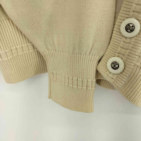 BLACK PIA ロゴパッチ ウールカーディガン メンズ JPN:M