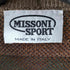 ミッソーニスポーツ MISSONI SPORTS 90S マルチカラー ウールカーディガン メンズ