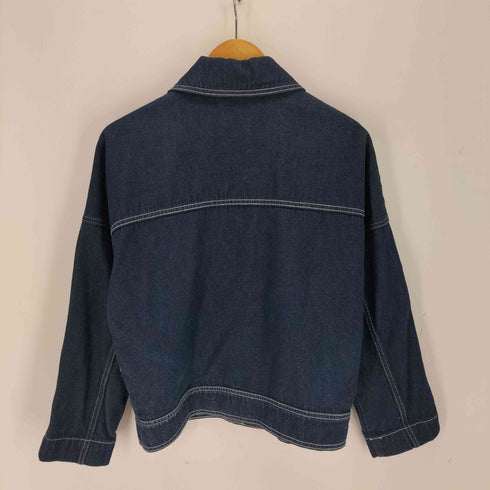 ザラ ZARA デニムトラッカージャケット レディース import:XS