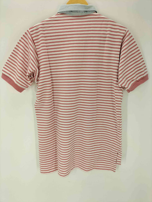 ポロバイラルフローレン Polo by RALPH LAUREN ポニー刺しゅうボーダー柄鹿の子ポロシャツ メンズ JPN:L