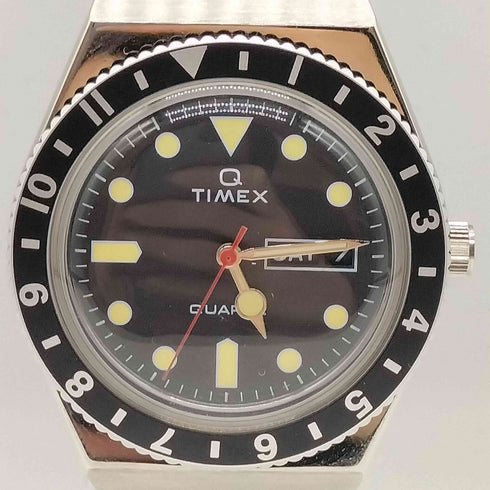 タイメックス TIMEX Q TIMEX ラバー ブラック メンズ