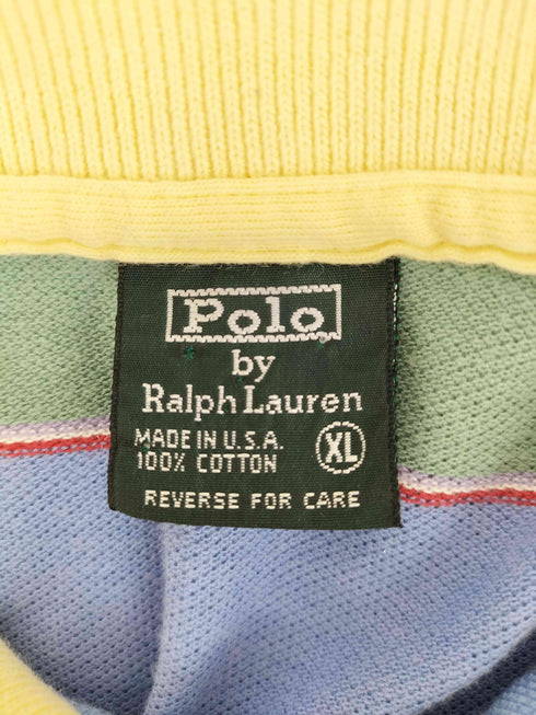 ポロバイラルフローレン Polo by RALPH LAUREN ポニー刺しゅう 鹿の子ポロシャツ メンズ JPN:XL