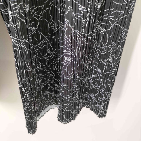 ミスティーウーマン mysty woman 総柄プリーツイージーパンツ レディース FREE