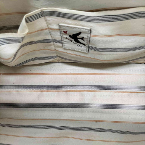 カカトゥ kakatoo ダブルターンロックチェックハンドバッグ レザー切替 レディース