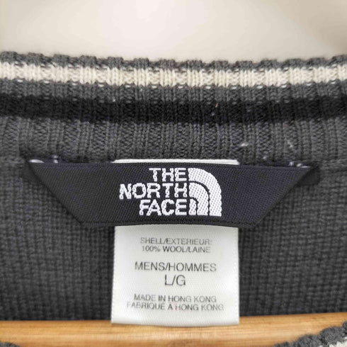 ザノースフェイス THE NORTH FACE ラグランスリーブロゴ刺繍ウールニット メンズ JPN:L