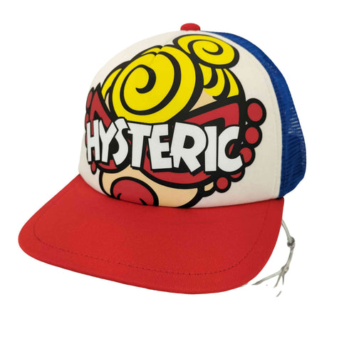 ヒステリックグラマーミニ HYSTERIC GLAMOUR MINI フロントプリントメッシュ切替キャップ レディース