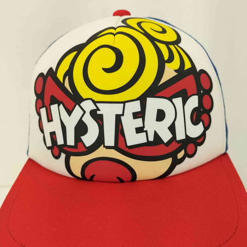 ヒステリックグラマーミニ HYSTERIC GLAMOUR MINI フロントプリントメッシュ切替キャップ レディース