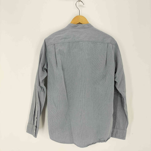 ユナイテッドアローズグリーンレーベルリラクシング UNITED ARROWS green label relaxing ストライプバンドカラーシャツ メンズ JPN:M