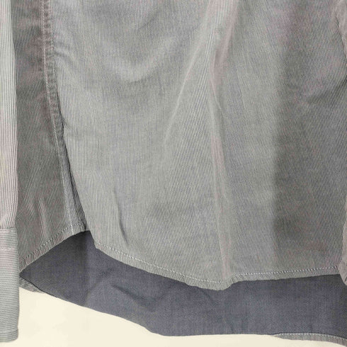 ユナイテッドアローズグリーンレーベルリラクシング UNITED ARROWS green label relaxing ストライプバンドカラーシャツ メンズ JPN:M