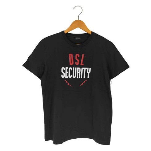 ディーゼル DIESEL DSL SECURITY プリントTシャツ メンズ import:M