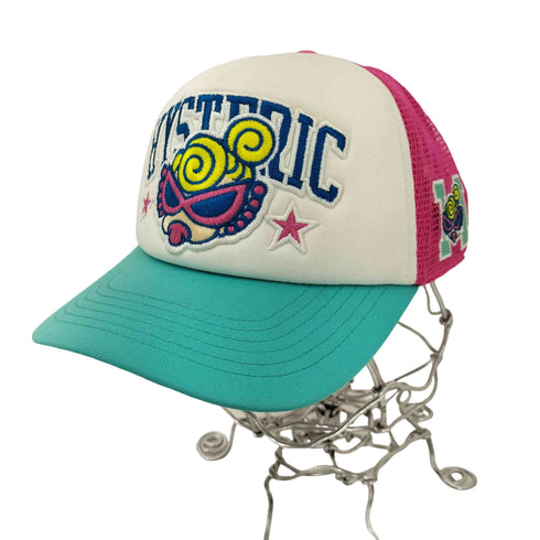 ヒステリックグラマーミニ HYSTERIC GLAMOUR MINI フロント刺繍メッシュ切替キャップ レディース