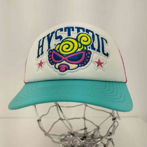 ヒステリックグラマーミニ HYSTERIC GLAMOUR MINI フロント刺繍メッシュ切替キャップ レディース