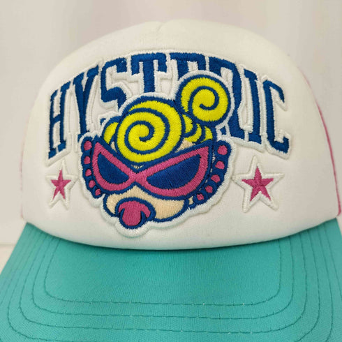 ヒステリックグラマーミニ HYSTERIC GLAMOUR MINI フロント刺繍メッシュ切替キャップ レディース