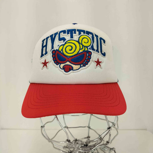 ヒステリックグラマーミニ HYSTERIC GLAMOUR MINI フロント刺繍メッシュ切替キャップ レディース