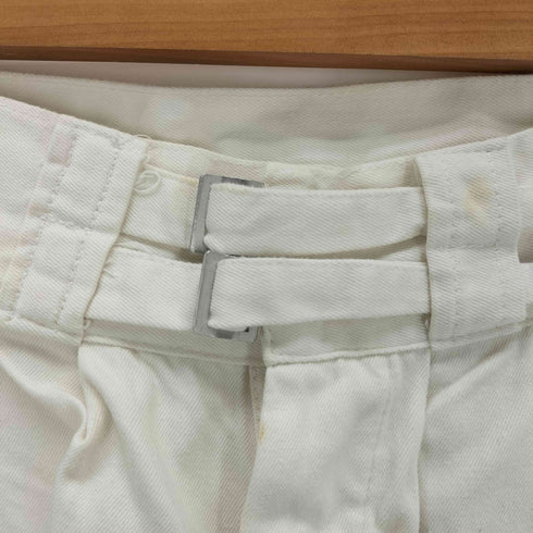 ITALIAN WHITE GURKHA SHORTS メンズ