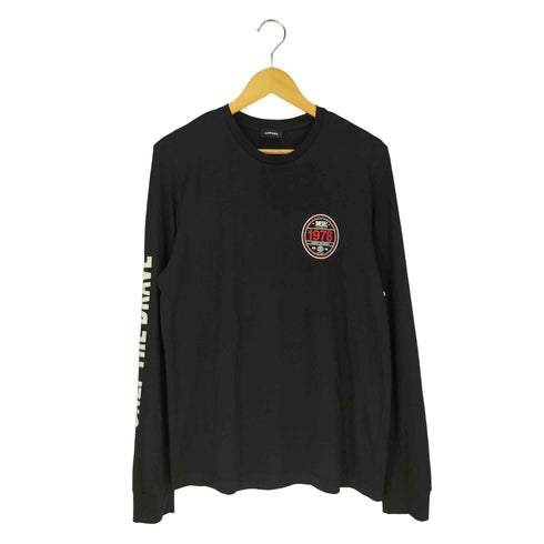 ディーゼル DIESEL ONLY THE BRAVE アームプリント ロングスリーブTシャツ メンズ import:L