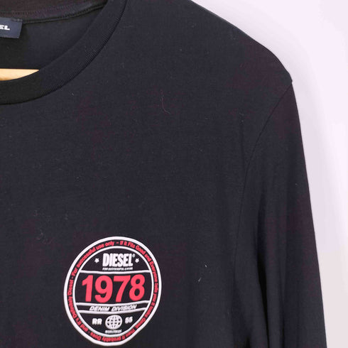 ディーゼル DIESEL ONLY THE BRAVE アームプリント ロングスリーブTシャツ メンズ import:L