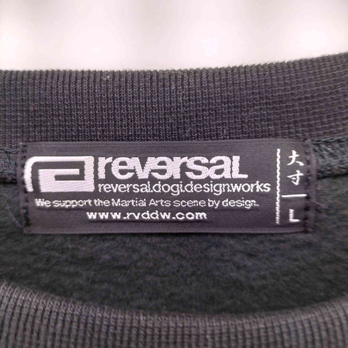リバーサル REVERSAL MULTI LOGO BACK FLEECE CREW NECK メンズ JPN:L