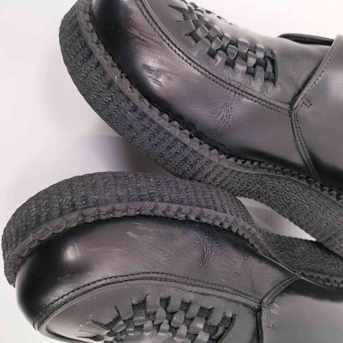 UNDER GROUND クリーパーシューズ 厚底 編み込みシングルモンクシューズ メンズ 11