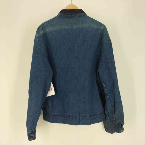 シアーズ Sears 60-70S SCOVILL GRIPPER ZIPPER 襟コーデュロイ 裏地キルティング デニム ワーク ジャケット メンズ import:M