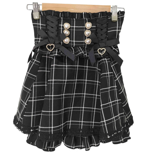リズリサ LIZ LISA レースアップサスペンダー付スカパン レディース 0