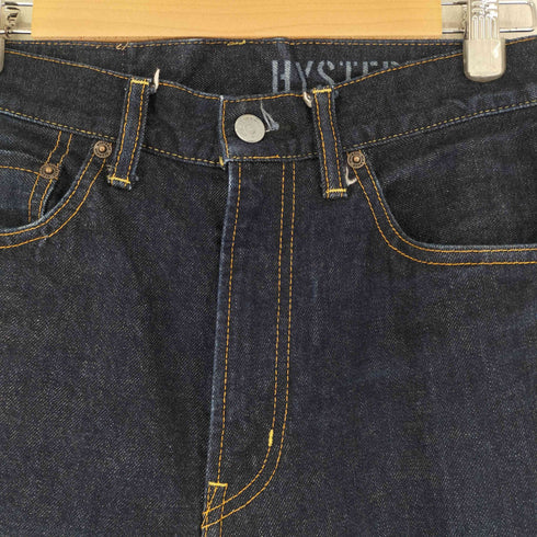 ヒステリックグラマー HYSTERIC GLAMOUR スタッズ ストレートデニムパンツ メンズ 28