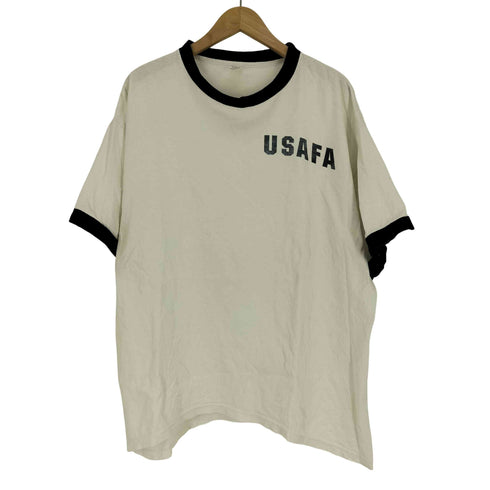 ユーエスエアーフォース U.S. AIR FORCE 00S USA製 USAFA NOS Ringer T-Shirt 空軍士官学校 リンガーTシャツ 2005年製 メンズ import:XL