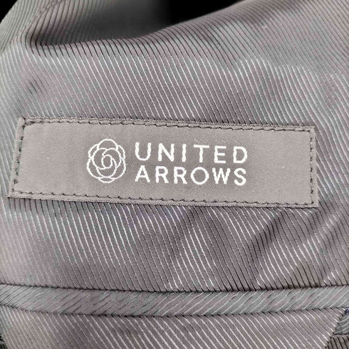 ユナイテッドアローズ UNITED ARROWS ブラック ピークドラペル タキシード ダブル セットアップ メンズ JPN:42