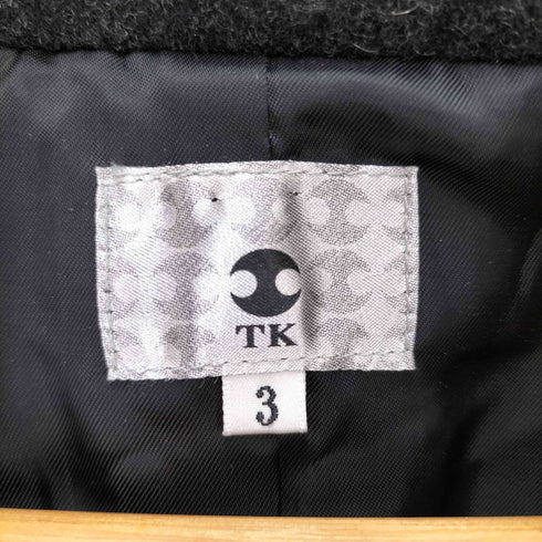 ティーケータケオキクチ tk. TAKEO KIKUCHI ウール混ピーコート メンズ JPN:3