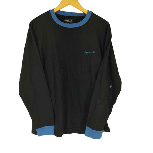 アニエスベーオム Agnes b.homme フロントロゴ L/S リンガーTシャツ メンズ JPN:3