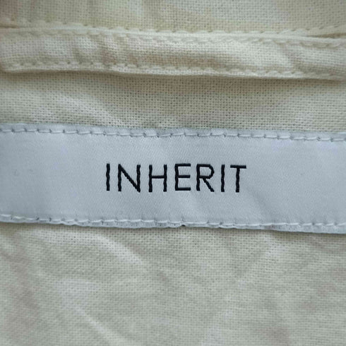 インヘリット INHERIT INDIA FAB OPEN シャツ インド綿 オープンカラー シャツ メンズ JPN:M