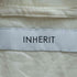 インヘリット INHERIT INDIA FAB OPEN シャツ インド綿 オープンカラー シャツ メンズ JPN:M