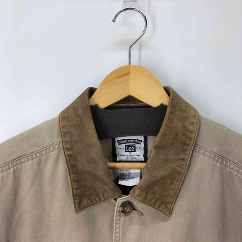 リー Lee 90S 襟レザーハーフコート メンズ import:S