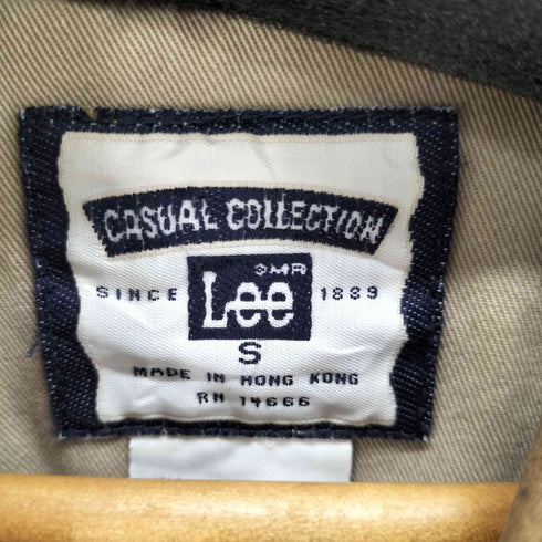 リー Lee 90S 襟レザーハーフコート メンズ import:S