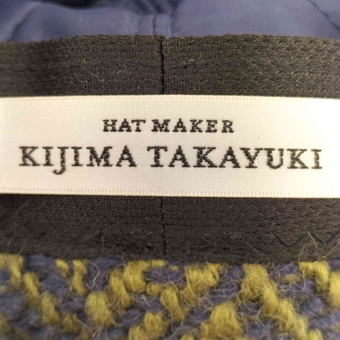 キジマタカユキ KIJIMA TAKAYUKI ヘリンボーン ハンチング メンズ 2