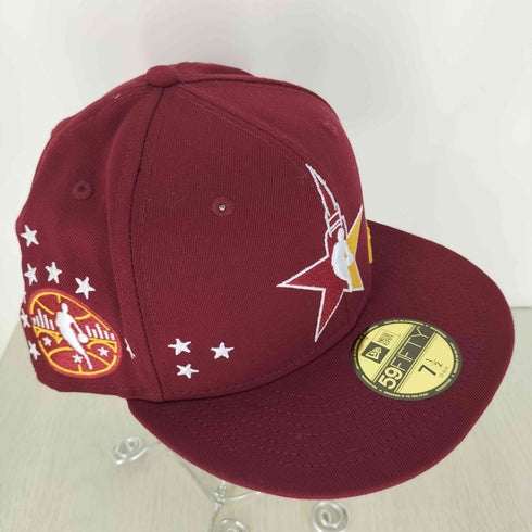 ニューエラ NEW ERA 59FIFTY NBA All Star Game City Red Fitted Hat NBAオールスター ゲームシティ キャップ メンズ 7 1/2