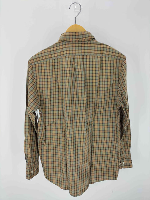 ラルフローレン RALPH LAUREN 90s YARMOUTH チェック柄 ポニー刺しゅう シャツ メンズ 15½