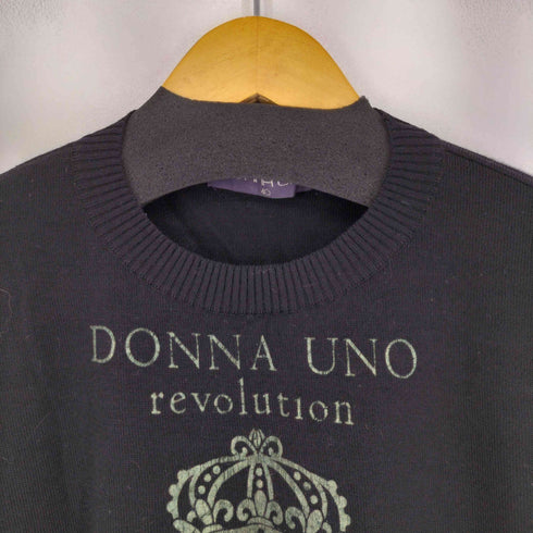 DONNA UNO ボーダー ニット レディース 40