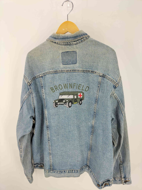 リーバイス Levis 90s 70507-0389 98年製 ワッペン付き デニムトラッカージャケット メンズ JPN:XL