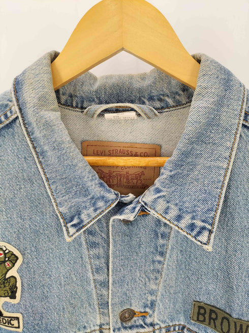 リーバイス Levis 90s 70507-0389 98年製 ワッペン付き デニムトラッカージャケット メンズ JPN:XL